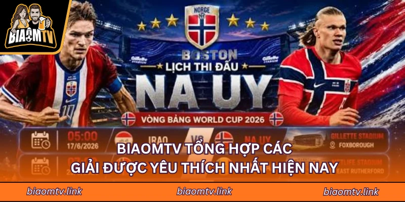 BIAOMTV tổng hợp các giải được yêu thích nhất hiện nay