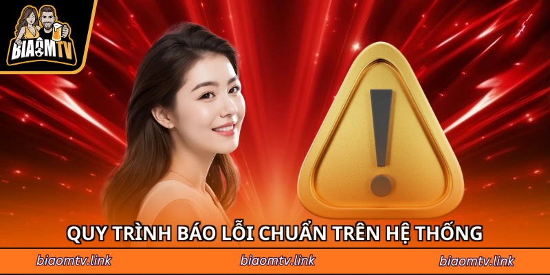 Quy trình báo lỗi chuẩn trên hệ thống